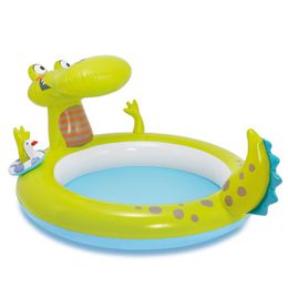 Intex 51028 Надувной бассейн детский Крокодил