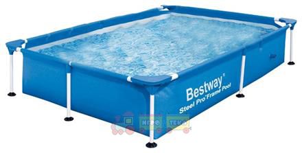 Bestway 56401, Каркасный бассейн (221х150х43 см)
