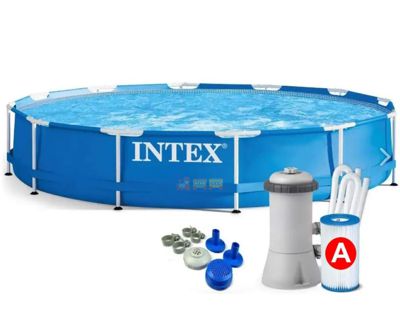 Intex 28212, Каркасний басейн Metal Frame Pool (366х76 см)