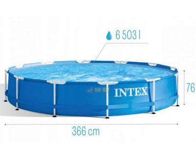Intex 28210, Каркасний басейн (366х76 см)
