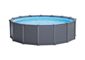Intex 28382 Каркасный бассейн Graphite Panel Pool с фильтром и аксессуарами (478х124 см)