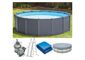 Intex 28382 Каркасний басейн Graphite Panel Pool з фільтром та аксесуарами (478х124 см)