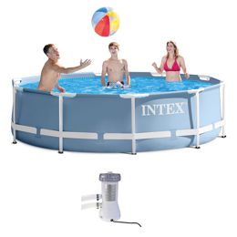 Intex 28712 Каркасный бассейн Metal Frame Pool (366х76 см)