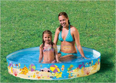 Intex 56451 Наливной бассейн детский (152х152х25 см)