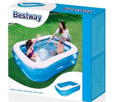 Bestway 54005 Надувний басейн дитячий (201х150х51 см)