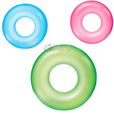 Дитячий надувний круг BW 76 см (36024) неоновий, 3 кольори