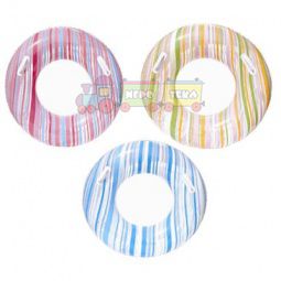 Дитячий надувний круг BW 91 см (36010) Смугастий, 3 кольори