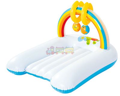 Дитячий надувний плотик BW (52241) із підвісними іграшками