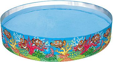 BestWay 55031 Наливной бассейн детский Рыбки (244х46 см)