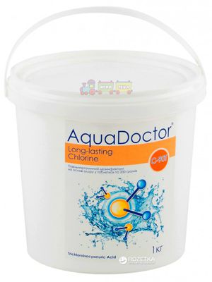 Дезинфектант на основі хлору довготривалої дії AquaDoctor 1 кг (C90T-1)