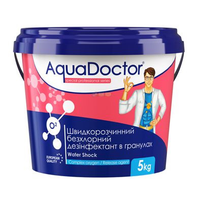 Дезінфіктант на основі активного кисню AquaDoctor Water Shock 1 кг (О2-1)