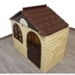 Дитячий ігровий будиночок для вулиці Doloni (02550/12) жовто-коричневий