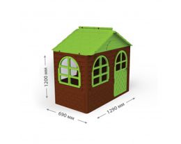 Детский игровой домик для улицы Doloni (02550/14) коричнево-зеленый