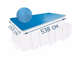 Intex 28016, обігріваючий тент-покривало "SOLAR COVER" для басейну, 549х274см