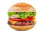 Intex 58780, Надувной матрас Гамбургер 145х142 см