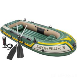 Intex 68380, Надувна лодка Seahawk3 295-137-43 см