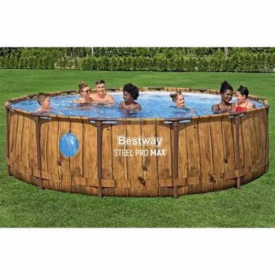 Каркасный бассейн Bestway 561JMDoska (427х107 см) с картриджным фильтром, лестницей и тентом