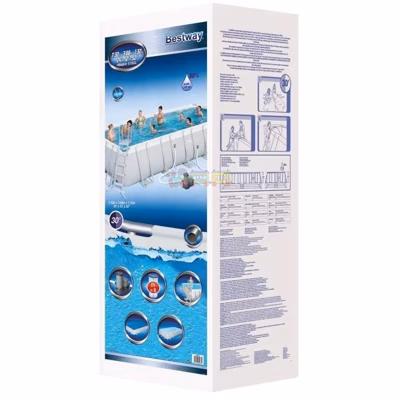 Каркасный бассейн Bestway 56474 (732х366х132 см) с картриджным фильтром, лестницей и тентом
