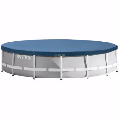 Каркасний басейн Intex 26724 (457х107 см) з картриджним фільтром, драбиною та тентом