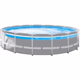 Каркасный бассейн Intex 26722 Premium (427х107 см) с картиджным фильтром, лестницей, подложкой, и тентом