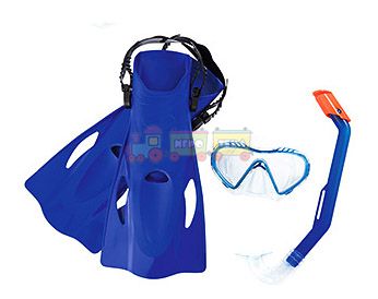 Набор для плавания BW (25025) маска, трубка, ласты, 2 вида