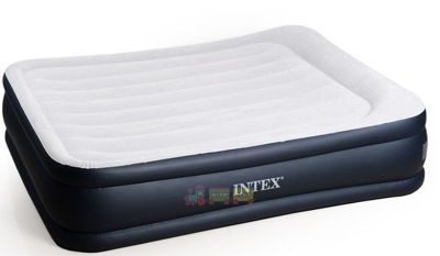 Intex 67738, Надувне ліжко із вбудованим електронасосом 203х152х48 см