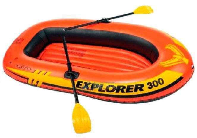 Надувная лодка Intex "Explorer Pro 300" 244х117х34 см (58358)