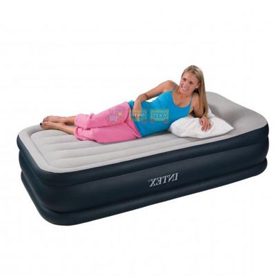 Intex 67732, Надувне ліжко з електричним насосом 202х102х48 см