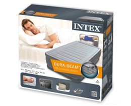 Intex 64412, Надувне ліжко з вбудованим електронасосом 191х99х46 см