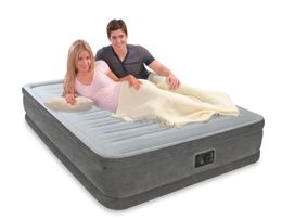 Intex 67770, Надувная кровать со встроенным электронасосом 203х152х33см