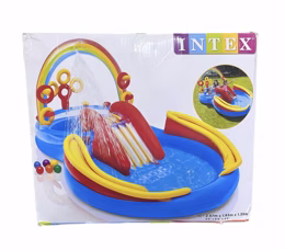 Надувной детский игровой центр-бассейн Intex 57453 "Радуга" (уценка)