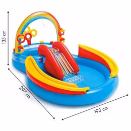 Надувной игровой центр-бассейн Intex 57453 "Радуга" (уценка, без упаковки)