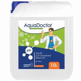 Рідкий засіб для зниження pH AquaDoctor pH Minus (Сірчана 35%) 10 л