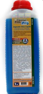 Руйнування водоростей, бактерій і грибків (альгіцид) Crystal Pool Algaecide Ultra Liquid (1 літр) (4101)