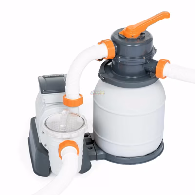 Сборный бассейн Bestway Hydrium 56384 (460х122 см) с песочным фильтром, лестницей и тентом