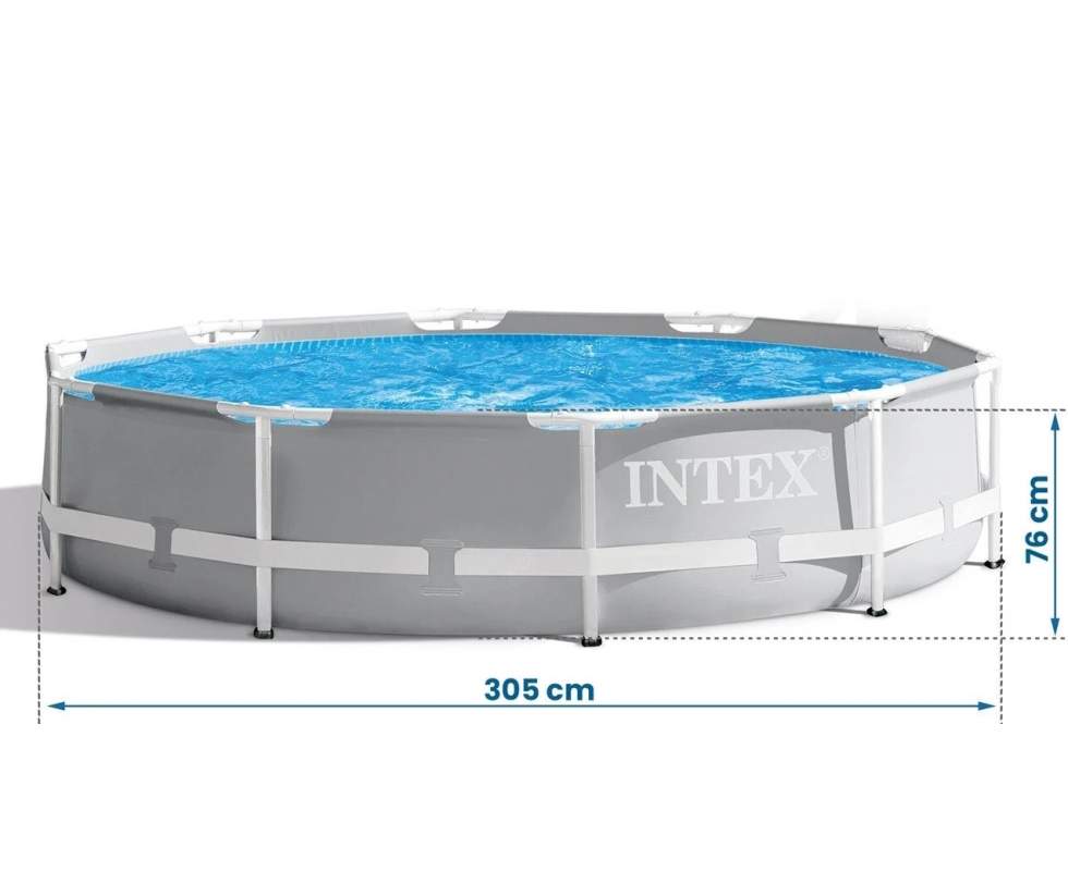  Intex 26702, Каркасный бассейн 305х76 см с фильтр-насосом 1
